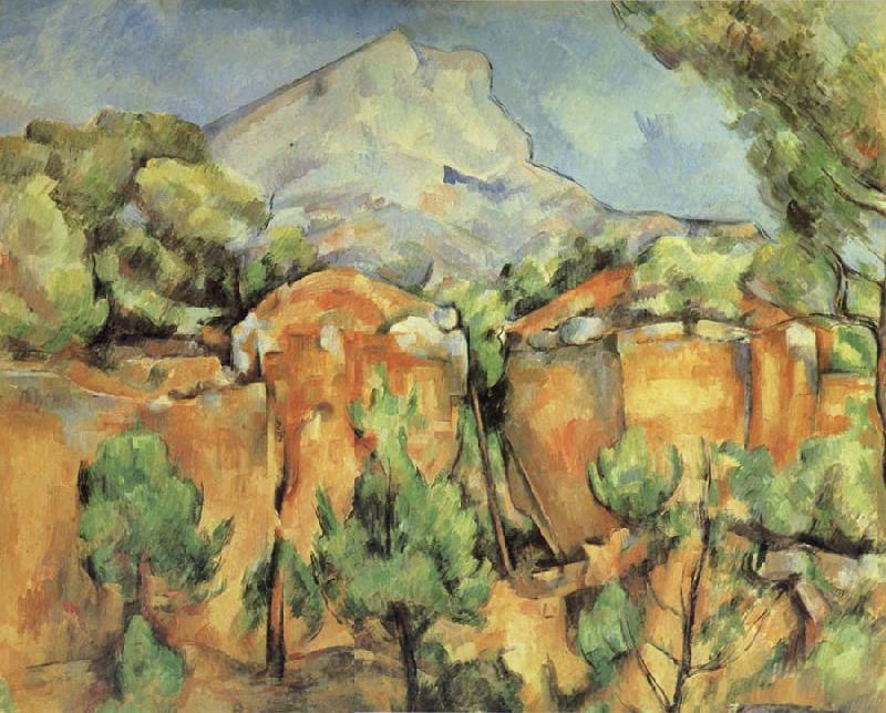 Paul Cezanne La Montagne Sainte-Victoire,vue de Bibemus